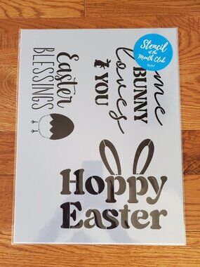 January 2024 Stencil of the Month Stencil Set w/ Add-On | Easter | BRAND NEW